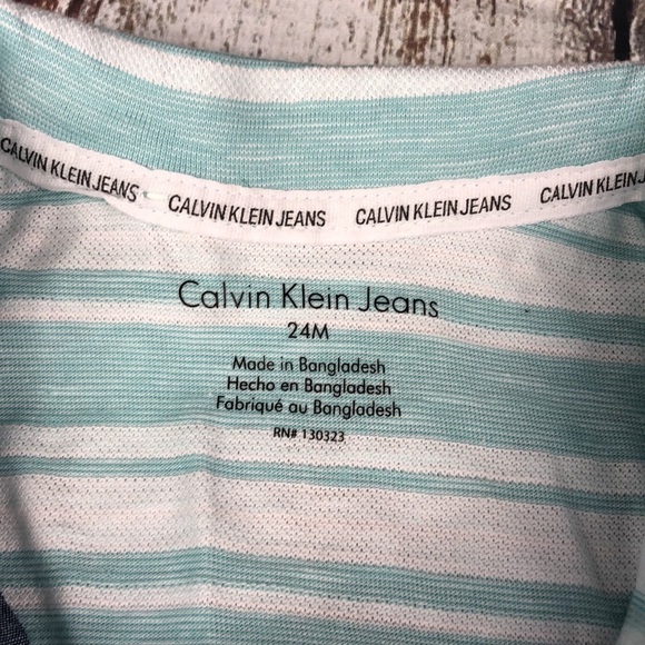 NWT Calvin Klein 2Pc Jean Set Boys Size 24M - Picture 9 of 16